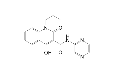 4-hydroxy-2-oxo-1-propyl-N-(2-pyrazinyl)-1,2-dihydro-3-quinolinecarboxamide