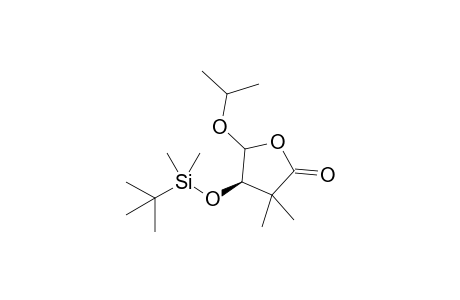 (3R,4R/S)-3-((tert-Butyldimethylsilyl)oxy)-2,2-dimethyl-4-isopropoxy-4-butanolide