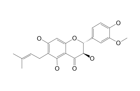 6-ISOPENTENYL-3'-O-METHYLTAXIFOLIN