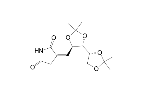D-Arabinitol, 1-deoxy-1-(2,5-dioxo-3-pyrrolidinylidene)-2,3:4,5-bis-O-(1-methylethy lidene)-, (E)-