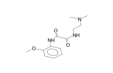 N-(2-methoxyphenyl)-N'-(2-dimethylaminoethyl)oxalic acid diamide
