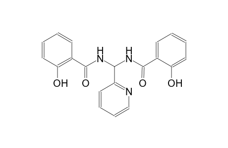 2-hydroxy-N-[[(2-hydroxybenzoyl)amino](2-pyridinyl)methyl]benzamide