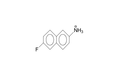 2-Ammonio-6-fluoro-naphthalene cation
