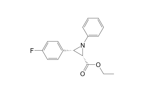 (2S,3S)-3-(4-fluorophenyl)-1-phenyl-2-aziridinecarboxylic acid ethyl ester