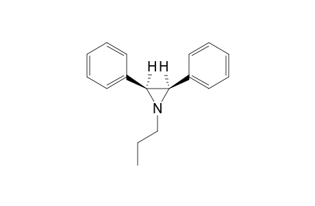 cis-2,3-Diphenyl-1-propylaziridine