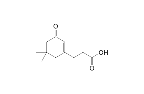 3-(3-keto-5,5-dimethyl-cyclohexen-1-yl)propionic acid