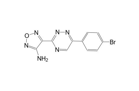 4-[6-(4-Bromophenyl)-1,2,4-triazin-3-yl]-1,2,5-oxadiazol-3-amine