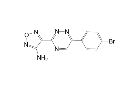 4-[6-(4-Bromophenyl)-1,2,4-triazin-3-yl]-1,2,5-oxadiazol-3-amine