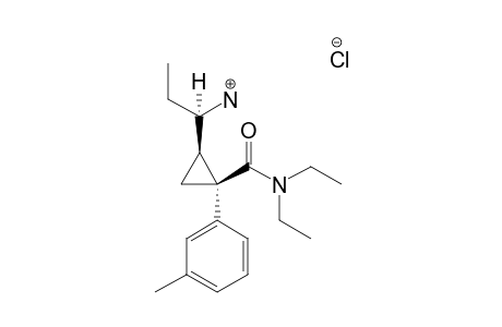 (1S,2R)-1-(3-METHYLPHENYL)-2-[(S)-1-AMINOPROPYL]-N,N-DIETHYLCYCLOPROPANECARBOXAMIDE-HYDROCHLORIDE