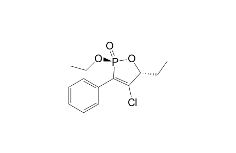trans-4-Chloro-2-ethoxy-5-ethyl-2,5-dihydro-3-pheny-1,2-oxaphosphole 2-Oxide