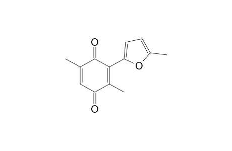 2,5-Dimethyl-3-(5-methylfuran-2-yl)cyclohexa-2,5-diene-1,4-dione