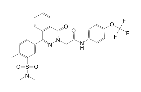 2-phthalazineacetamide, 4-[3-[(dimethylamino)sulfonyl]-4-methylphenyl]-1,2-dihydro-1-oxo-N-[4-(trifluoromethoxy)phenyl]-