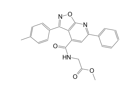 acetic acid, [[[3-(4-methylphenyl)-6-phenylisoxazolo[5,4-b]pyridin-4-yl]carbonyl]amino]-, methyl ester