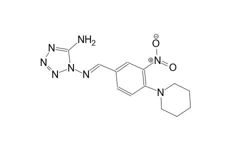 1H-tetrazole-1,5-diamine, N~1~-[(E)-[3-nitro-4-(1-piperidinyl)phenyl]methylidene]-