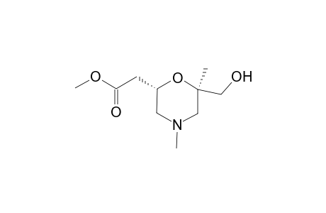 Methyl (2S,6R)-2-[4,6-Dimethyl-6-(hydroxymethyl)morpholin-2-yl]acetate