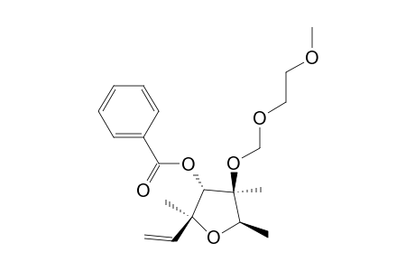 (+,-)-(2S*,3S*,4S*,5R*)-4-[(2-methoxyethoxy)methoxy]-2,4,5-trimethyl-2-vinyl-3-tetrahydrofuranyl benzoate