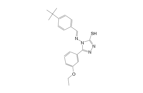 4-{[(E)-(4-tert-butylphenyl)methylidene]amino}-5-(3-ethoxyphenyl)-4H-1,2,4-triazole-3-thiol