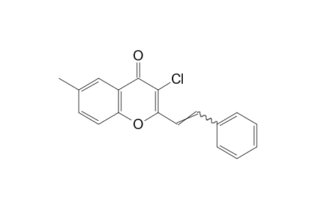 3-chloro-6-methyl-2-styrylchromone