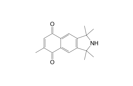 1,3-Dihydro-1,1,3,3,6-pentamethyl-2H-benz[f]isoindol-5,8-dione