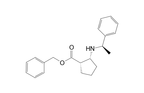 (1S,2R,.alpha.R)-2-[N-(.alpha.-Methylbenzyl)amino]-1-(carbobenzoxy)cyclopentane