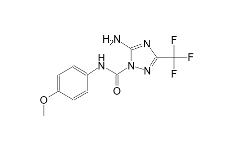 5-amino-N-(4-methoxyphenyl)-3-(trifluoromethyl)-1H-1,2,4-triazole-1-carboxamide