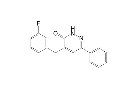 4-(3-Fluorobenzyl)-6-phenylpyridazin-3(2H)-one