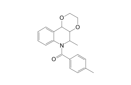 5-METHYL-6-PARA-TOLUOYL-3,4A,5,10-B-TETRAHYDRO-2-H-[1.4]-DIOXINO-[2.3-C]-QUINOLINE