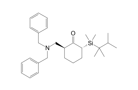 (2S,6R)-2-[(dibenzylamino)methyl]-6-[2,3-dimethylbutan-2-yl(dimethyl)silyl]cyclohexan-1-one