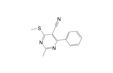 2-Methyl-4-(methylsulfanyl)-6-phenyl-5-pyrimidinecarbonitrile