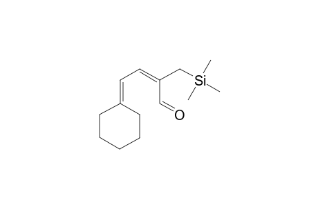 (E)-4-Cyclohexylidene-2-(trinethylsilylmethyl)but-2-enal
