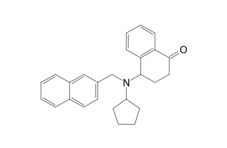 4-[Cyclopentyl(2-naphthylmethyl)amino]-1,2,3,4-tetrahydro-1-naphthalenone