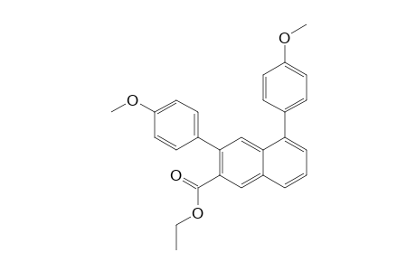 Ethyl 3,5-Bis(4-methoxyphenyl)-2-naphthoate