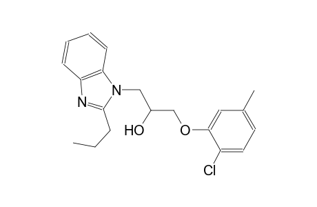 1H-benzimidazole-1-ethanol, alpha-[(2-chloro-5-methylphenoxy)methyl]-2-propyl-
