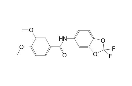 benzamide, N-(2,2-difluoro-1,3-benzodioxol-5-yl)-3,4-dimethoxy-