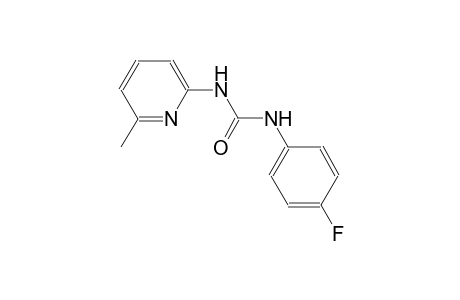 N-(4-fluorophenyl)-N'-(6-methyl-2-pyridinyl)urea