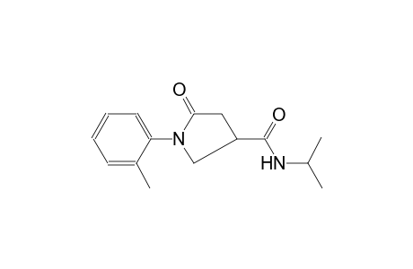 Pyrrolidine-3-carboxamide, N-isopropyl-1-(2-methylphenyl)-5-oxo-