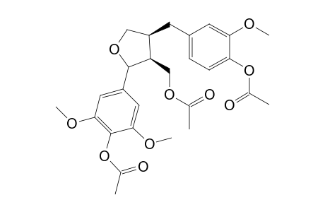 5'-Methoxy-4,4'-diacetoxy-11-[(acetoxy)methyl]-lariciresinol