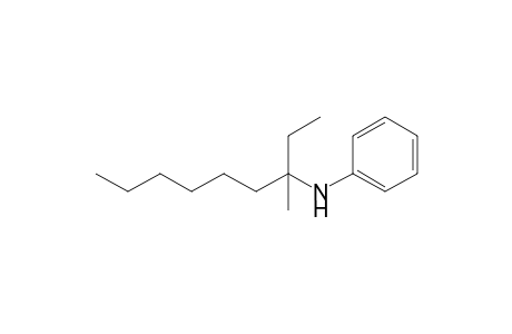 N-(1-ethyl-1-methyl-heptyl)aniline