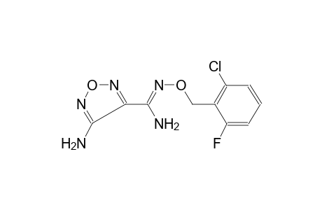 4-Amino-N'-(2-chloro-6-fluoro-benzyl)oxy-furazan-3-carboxamidine