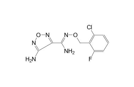 4-Amino-N'-(2-chloro-6-fluoro-benzyl)oxy-furazan-3-carboxamidine