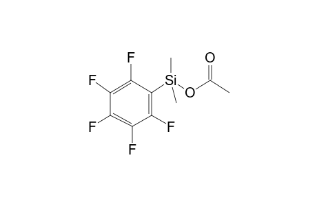 Acetate ester, pentafluorophenyl dimethyl sylyil