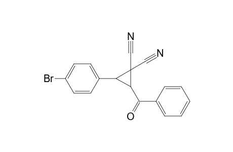 1-Benzoyl-2-(p-bromophenyl)-3,3-dicyanocyclopropane