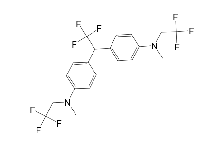 1,1,1-TRIFLUORO-2,2-BIS-(4-[N-(2,2,2-TRIFLUOROETHYL)-N-METHYLANILINO])-ETHANE