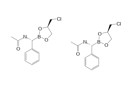 (+/-)-2-CHLORO-1,2-PROPANEDIOL-(+)-ALPHA-ACETAMIDO-ALPHA-PHENYLGLYCINEBORONATE