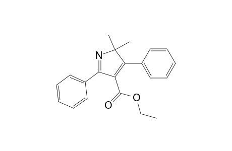 2H-Pyrrole-4-carboxylic acid, 2,2-dimethyl-3,5-diphenyl-, ethyl ester