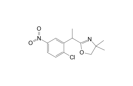 2-[1-(2-chloranyl-5-nitro-phenyl)ethyl]-4,4-dimethyl-5H-1,3-oxazole