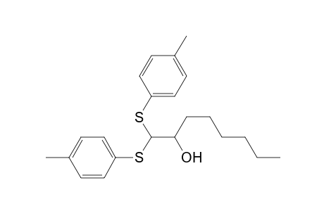1,1-Bis(p-tolylthio)octan-2-ol
