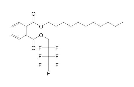 Phthalic acid, 2,2,3,3,4,4,4-heptafluorobutyl undecyl ester