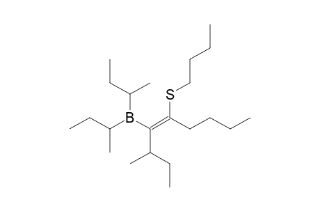 (E)-4-(Di-sec-butylboryl)-5-butylthio-3-methyl-4-nonene