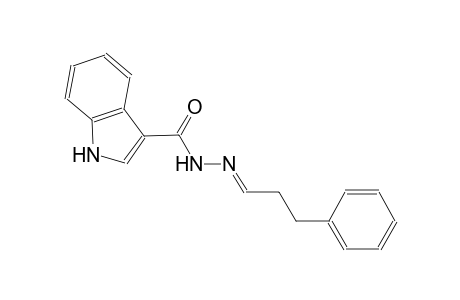 N'-[(E)-3-phenylpropylidene]-1H-indole-3-carbohydrazide